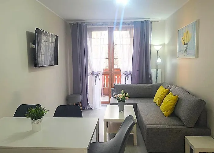 Pastelowe Blisko Centrum Karpacza Z Parkingiem, Balkonem W Zielonej Okolicy شقة